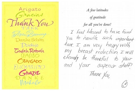 Plastic Surgery Testimonials