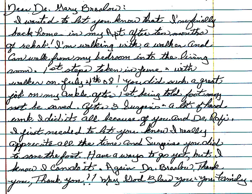 Plastic Surgery Testimonials