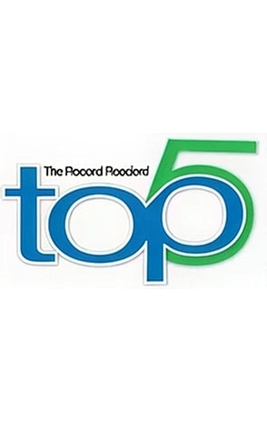 Record label logo featuring "Top 5" design.