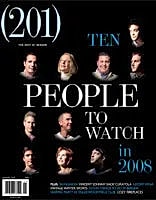 Cover of 201 magazine featuring ten influential people.