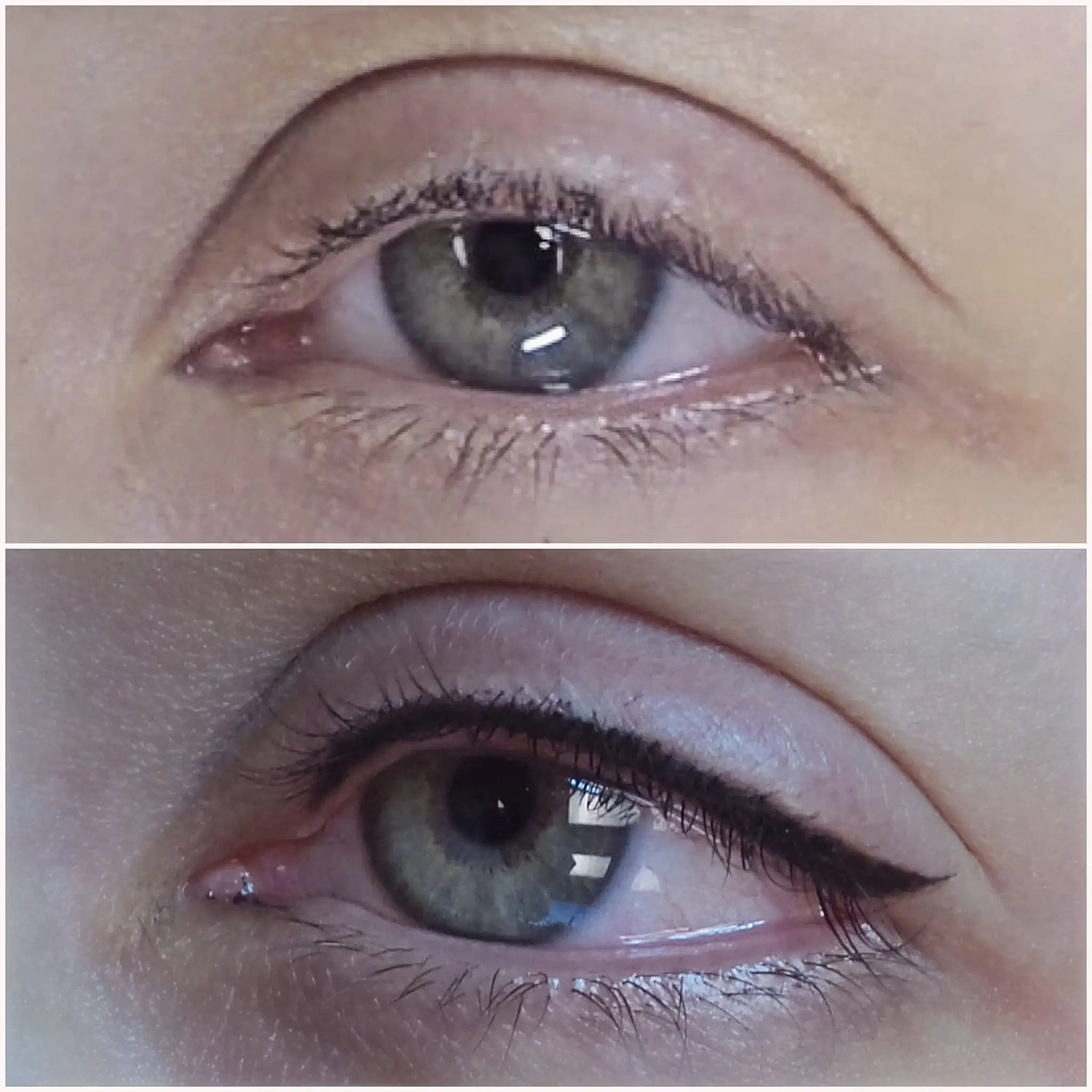 Before And After Eyelash Enhancement