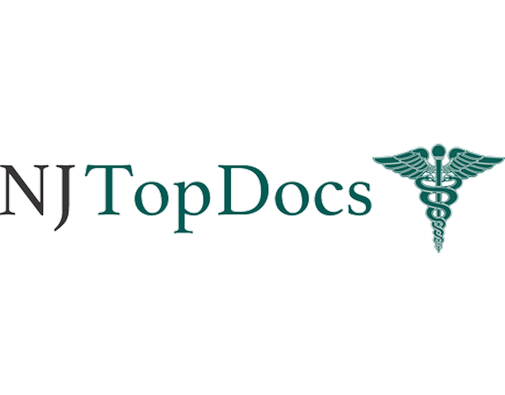 NJ Top Docs logo with medical symbol.
