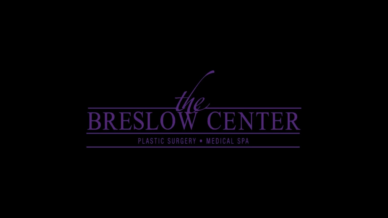 Breslow Center logo for plastic surgery spa.