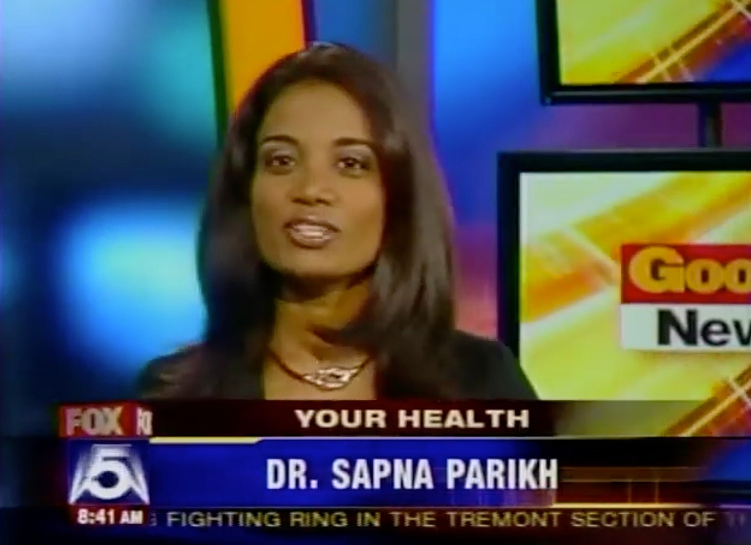 Health segment with Dr. Sapna Parikh on Fox.